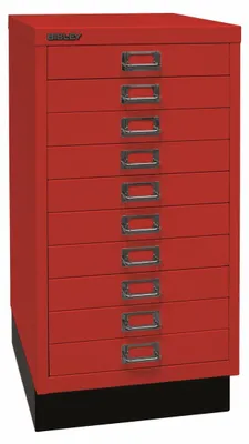 Produktbild von Bisley MultiDrawer Schubladenschrank - Farbe: Kardinalrot