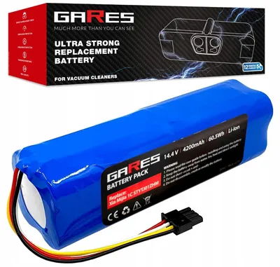Obrázok produktu pre GARES Akumulátor Batéria pre Xiaomi X10+ PLUS B101CN B105CN OMNI 1S | 14,4V 4,2Ah | Zosilnená séria High-Performance | Vysoký výkon | Gares