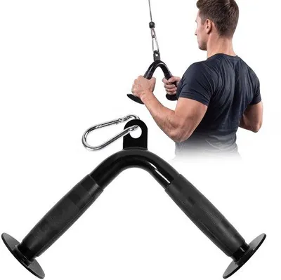 Productafbeelding van Triceps V-stang Kabeltrekgreep - Zwart