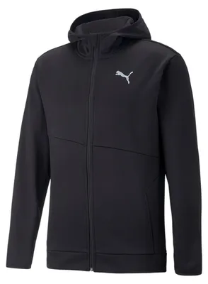Produktbild von PUMA Train all Day PwrFleece Full Zip Herren Sweatjacke Kapuzenjacke 522339 01 schwarz, Bekleidungsgröße:XXXL