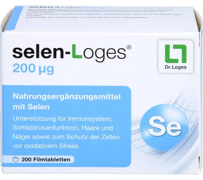 Produktbild von Selen-Loges 200 µg Filmtabletten, 200 St. Tabletten