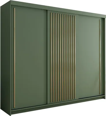 Produktbild von Multifunktionale Garderobe -Schrank Mesto -250 - Schiebetüren, geräumiger Kleiderschrank, Wohnzimmer, Flur