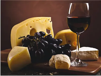 Produktbild von ARTland Wandbild Alu für Innen & Outdoor Käse Stillleben Größe: 40x30 cm