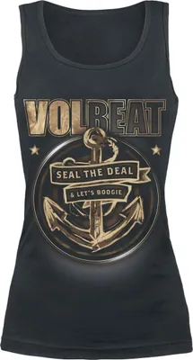 Produktbild von Volbeat Top Damen Anchor schwarz M
