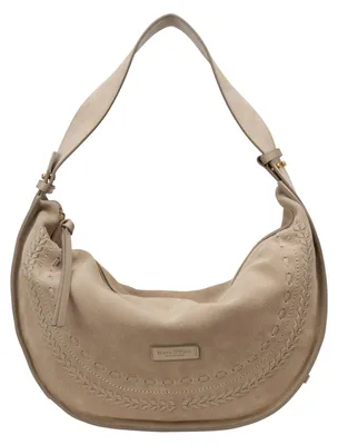 Produktbild von Marc O'Polo Leder Schultertasche Aayda Hobo Bag Earthy Taupe beige