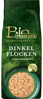 Produktbild von Dinkelflocken von  rinatura, 500g (MHD: 04.04.2026)