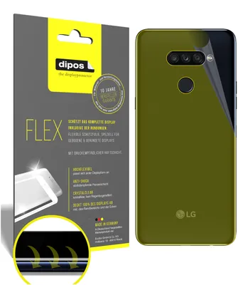 Zdjęcie produktu dla 2x folia ochronna na tylną obudowę LG K50S, 100% pokrycie ekranu, Dipos Flex