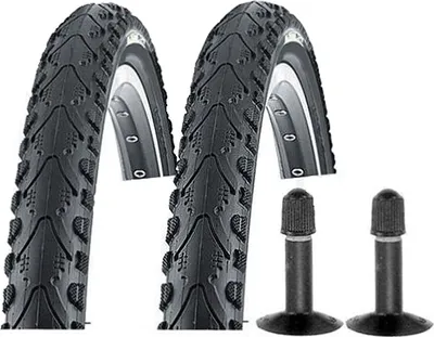 Produktbild von 2 X 28 Zoll PANNENSICHERER FAHRRADREIFEN 37-622 KENDA 28x1.40 + 2 SCHLÄUCHE AV