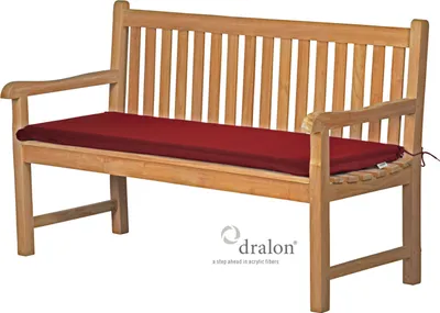 Produktbild von Bankauflage Sitzus rot 110 x 40 cm als Polster für Holzbank Gartenpolster Gartenauflagen