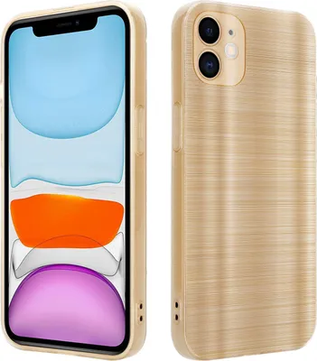 Image de Cadorabo Housse pour Apple iPhone 11 Housse de protection en or Housse pour portable TPU Silicone Etui Case