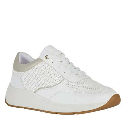Produktbild von Geox - Damen Sneaker "Cristael" FS10673 (41 EU) (Weiß/Gold)
