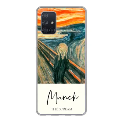 Produktbild von MuchoWow® Handyhülle Schutzhülle Hülle für Samsung Galaxy A51 Der Schrei - Edvard Munch - Alte Meister Silikon Softcase Handy Hülle - Schutzabdeckung