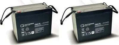 Produktbild von Ersatzakku für Invacare Strom 2 St. Q-Batteries 12LC-75 / 12V - 77Ah Blei Akku Zyklentyp AGM VRLA