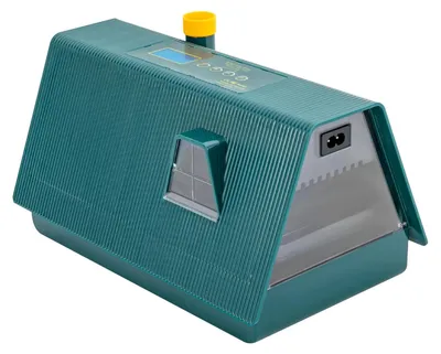 Obrázek produktu pro Inkubátor – digitální inkubátor – kapacita 10 vajec – automatická regulace teploty – automatický obraceč vajec – pro slepice, kachny, křepelky – zelený
