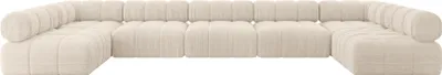 Produktbild von ALTDECOR Modulares Sofa Ecksofa in U-Form - Garvo-U3 - 475x190x70 cm Beige Corner modular Sofa Eckcouch Couch Wohnlandschaft Cauchsofa Polstersofa