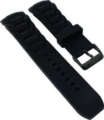 Produktbild von s. Oliver | Uhrenarmband Silikon weich schwarz mit Struktur SO-2683-PQ