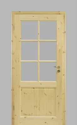 Produktbild von Pertura Landhaustür Fengur Kiefer 86,0x198,5 cm Links 02/SP6 (ohne Glas)