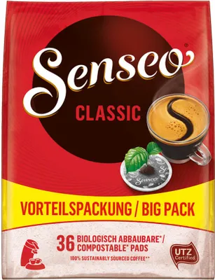 Produktbild von Senseo - Coffee Pads Douwe Egberts o Classic 36st | Pak ein 36 -Stück | 10 Stück