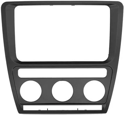 Productafbeelding van Autoradio-dashbordinbouwframe - 2-DIN GPS-module - Ideaal voor voertuigen - Eenvoudige installatie - Geschikt voor Skoda en andere modellen