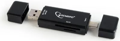 Produktbild von Gembird Multi-USB-SD-Kartenleser UHB-CR3IN1-01