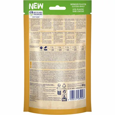 Obrázek produktu pro Vitakraft 58594, Pamlsky, Pes, Univerzální, Kachna, 80 g, Bez cukru