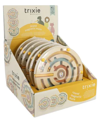 Immagine prodotto di Giocattolo labirinto magnetico in legno Trixie - 6 pezzi rotondi