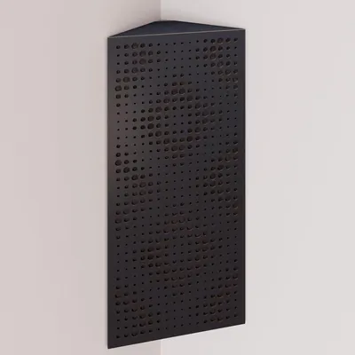Immagine prodotto di Confezione da 2 – Trappola acustica angolare stretta con rivestimento in velluto | 50x23x10 cm | Riflessione - Isolamento acustico | [REBAT - Nero | Marrone]