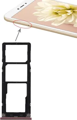 Image de Support pour carte SIM de rechange pour Xiaomi Redmi Note 5A, rose, neuf
