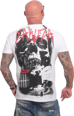 Zdjęcie produktu dla Męska koszulka Yakuza Disguised Regular T-Shirt, Biały, 4XL