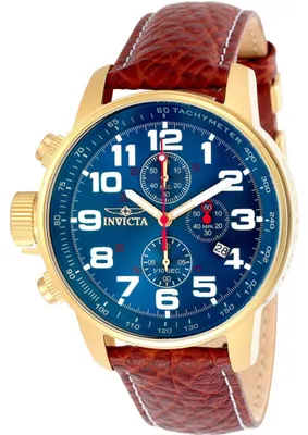Produktbild von Invicta I-Force 3329 Herren Uhr - Quarzwerk - Edelstahl mit Zifferblatt in Blau - 46 mm