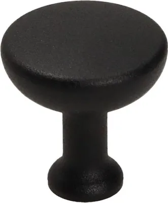 Produktbild von GU11 Knopf, schwarz strukturiert