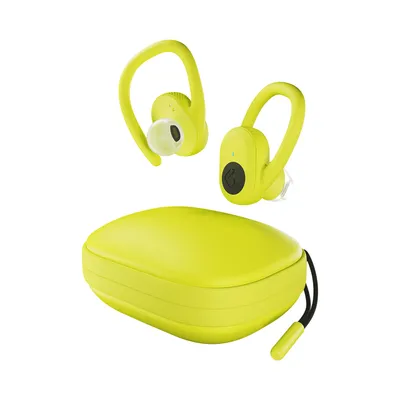 Immagine prodotto di Skullcandy Push Ultra, cuffie wireless, sportive, con microfono, gamma di frequenza 20-20000 Hz, peso 139,5 g, colore giallo