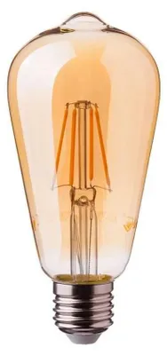 Immagine prodotto di V-TAC VT-1964 Lampadina LED 4W filamento ambrato E27 ST64 vintage luce bianco caldo 2200K - 214361