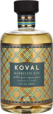 Produktbild von Koval BARRELED GIN 47 %  0,50 lt.