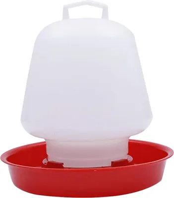 Produktbild von Futtertrog 3 Kg, Wassertränke 3 Liter, Geflügelzubehör Für Hühnerhaltung Im Stall Und Freilauf