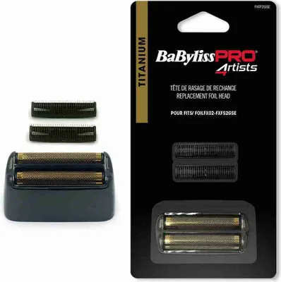 Product packaging for a BaByliss Pro 4 Artists replacement foil head.