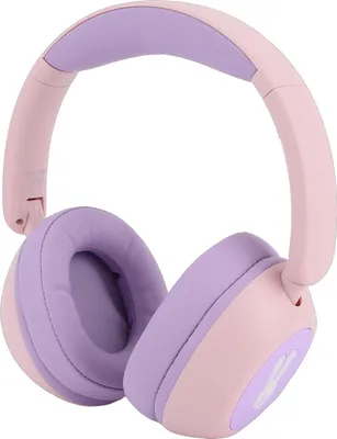 Produktbild von Kinder-Bluetooth-Kopfhörer mit bunten LED-Leuchten, BT6.0, kabellos, kabelgebunden, 85/103 dBA Lautstärke, 25 Stunden Spielzeit, Over-Ear, für Mobiltelefon, Tablet, Laptop, rosa