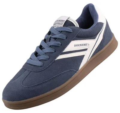 Immagine prodotto di Scarpe da ginnastica Dockers by Gerli da uomo in pelle blu