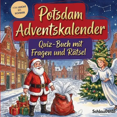Produktbild von Potsdam-Adventskalender: Quiz-Buch mit Fragen und Rätsel