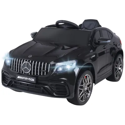 Produktbild von Actionbikes Motors Mercedes Benz AMG GLC 63S Schwarz - Fernbedienung - USB - AUX - EVA-Vollgummireifen - Bremsautomatik - 4 x 12 V Motoren - Sicherheitsgurt - Kinder Coupé ab 3 Jahre