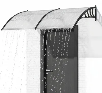 Obrázok produktu pre Solidchoice – Okrúhla slnečník pre dvere a okná, 120 x 90 cm