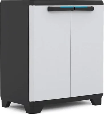 Image de KETER Base linéaire Armoire de rangement, noir/gris clair KETER 9725