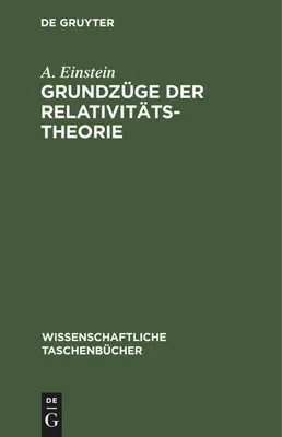 Produktbild von Grundzüge der Relativitätstheorie