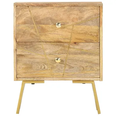 Zdjęcie produktu dla vidaXL Szafka nocna 40 x 30 x 50 cm z litego drewna mango