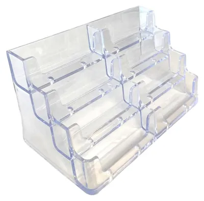 Produktbild von Visitenkartenhalter 8F transparent