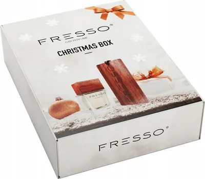 Obrázok produktu pre Vianočná darčeková sada Fresso vôňa 50ml + 8 druhov príveskov