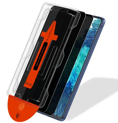 Zdjęcie produktu dla 2-pak Samsung S20 FE Szkło ochronne na ekran Privacy - Szkło hartowane | [Automatyczna instalacja] - Bez bąbelków