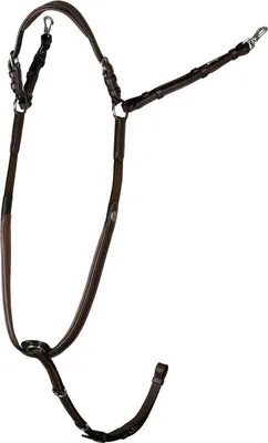 Image de Dy'on Collier de chasse à pont Working Collection Rênes auxiliaires Marron