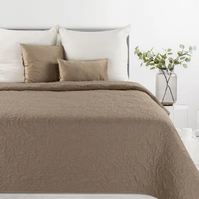 Produktbild von Tagesdecke Lein-Optik 4 braun 200x220 cm braun