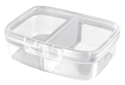 Produktbild von Curver Snap Box Behälter mit Teiler, 1.8L, Transparent